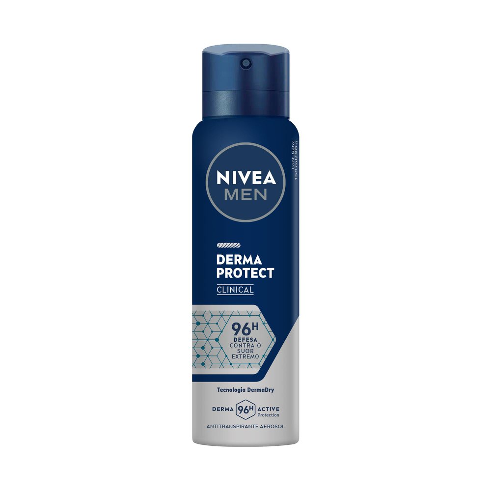 Desodorante Antitranspirante Nivea Men Derma Protect Clinical 96h Aerossol 150ml
