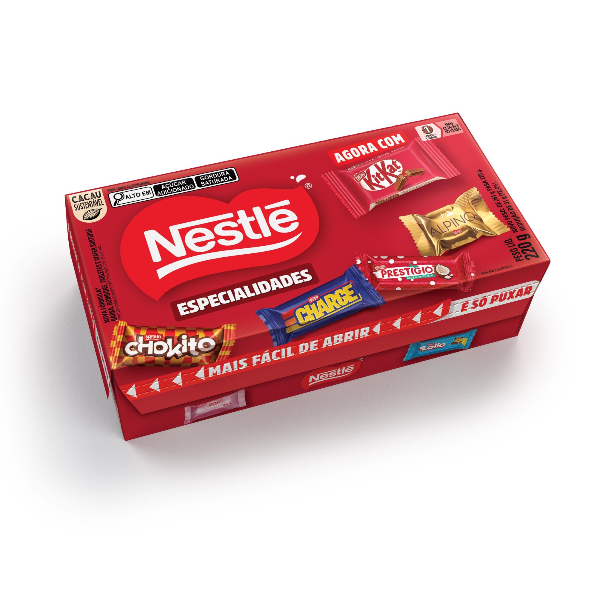 Caixa De Bombom Sortido Nestlé Especialidades 220g