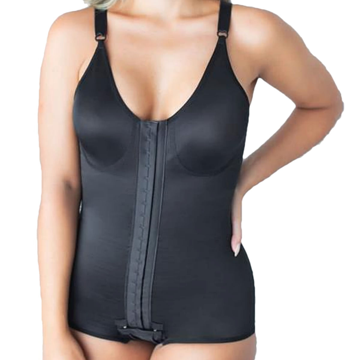 Modelador Abdômen MHM/Lethie 722 Tamanho 40/PP Preto