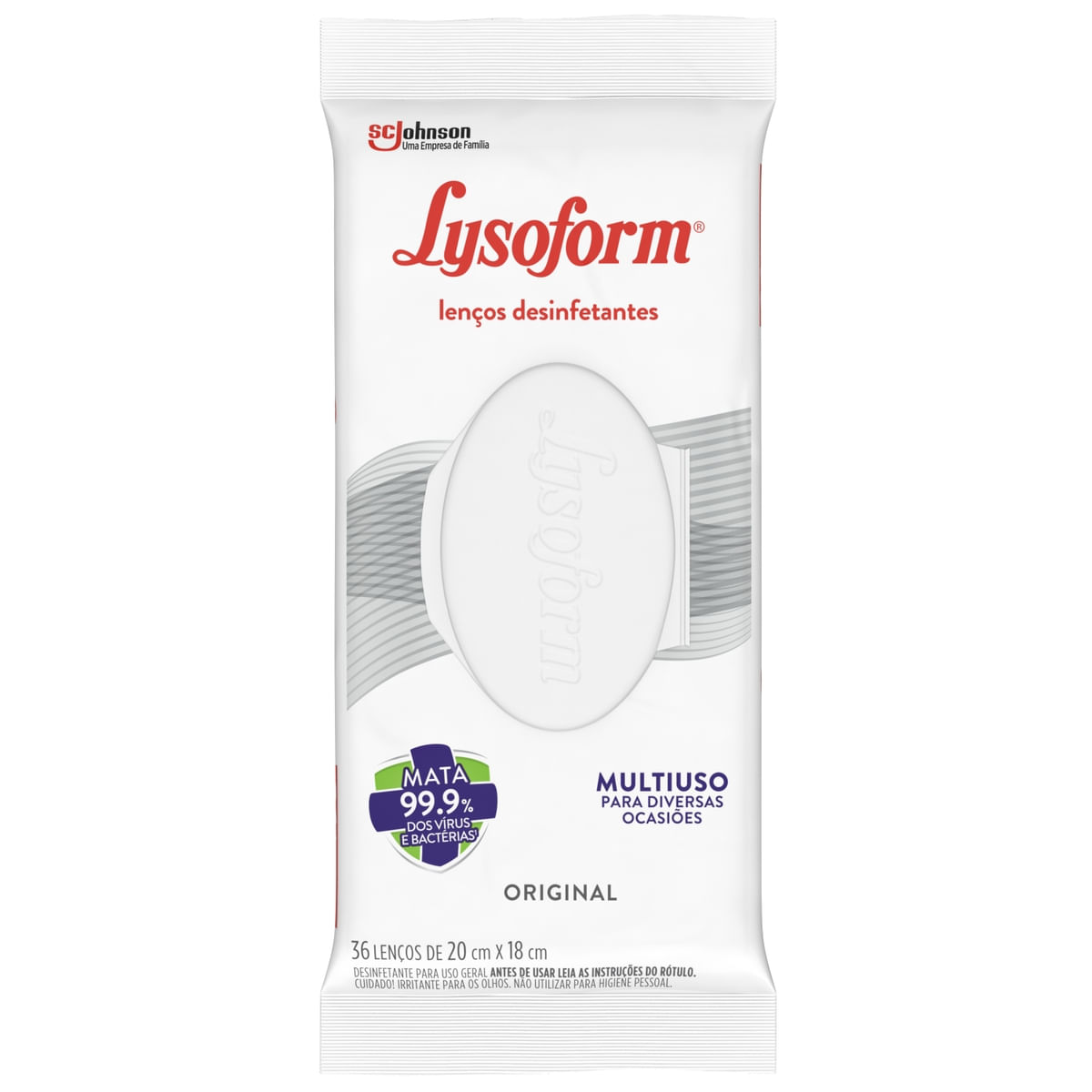 Lysoform Original Lenços Desinfetantes 36 Unidades