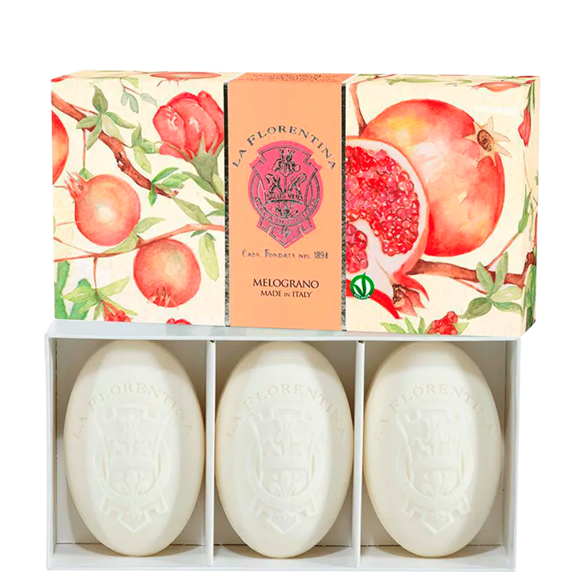 La Florentina Melograno - Sabonete Em Barra 3x150g
