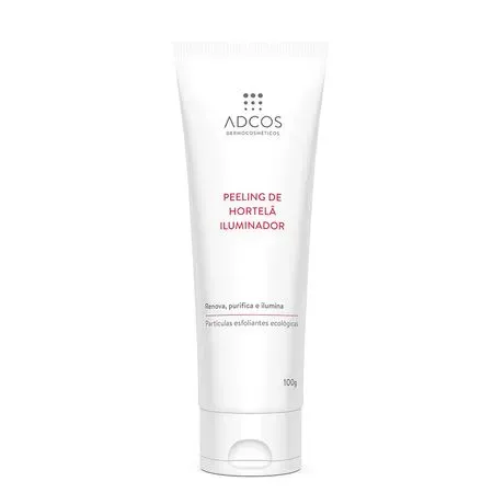 Esfoliante Facial Adcos Clean Solution Peeling de Hortelã Iluminador 100g