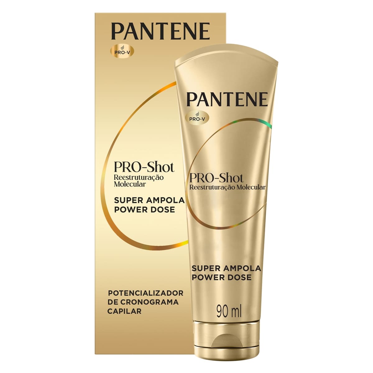 Ampola Capilar Pantene Pro-Shot Reestruturação Molecular 90ml
