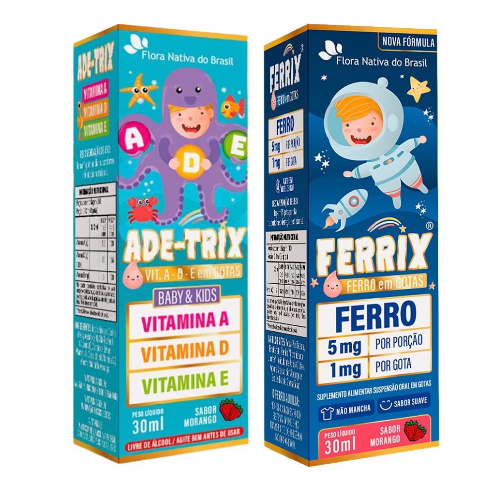 ADE-Trix + Ferrix Suplemento Vitamínico – Flora Nativa