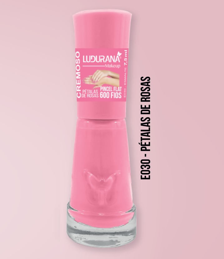 Esmalte Ludurana 600 Fios 7,5ml Petalas De Rosas