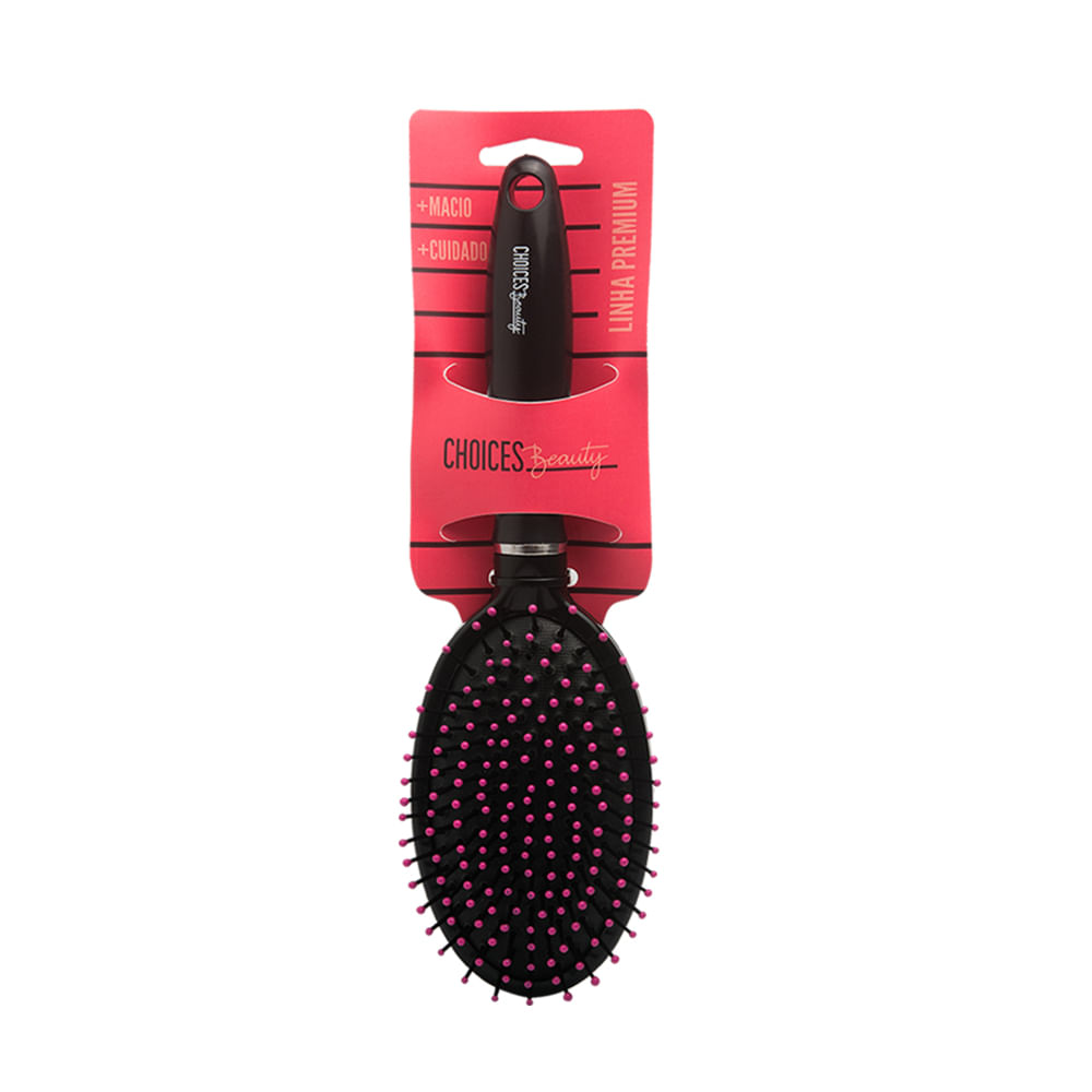 Escova De Cabelo Choices Beauty Almofada Oval 1 Unidade