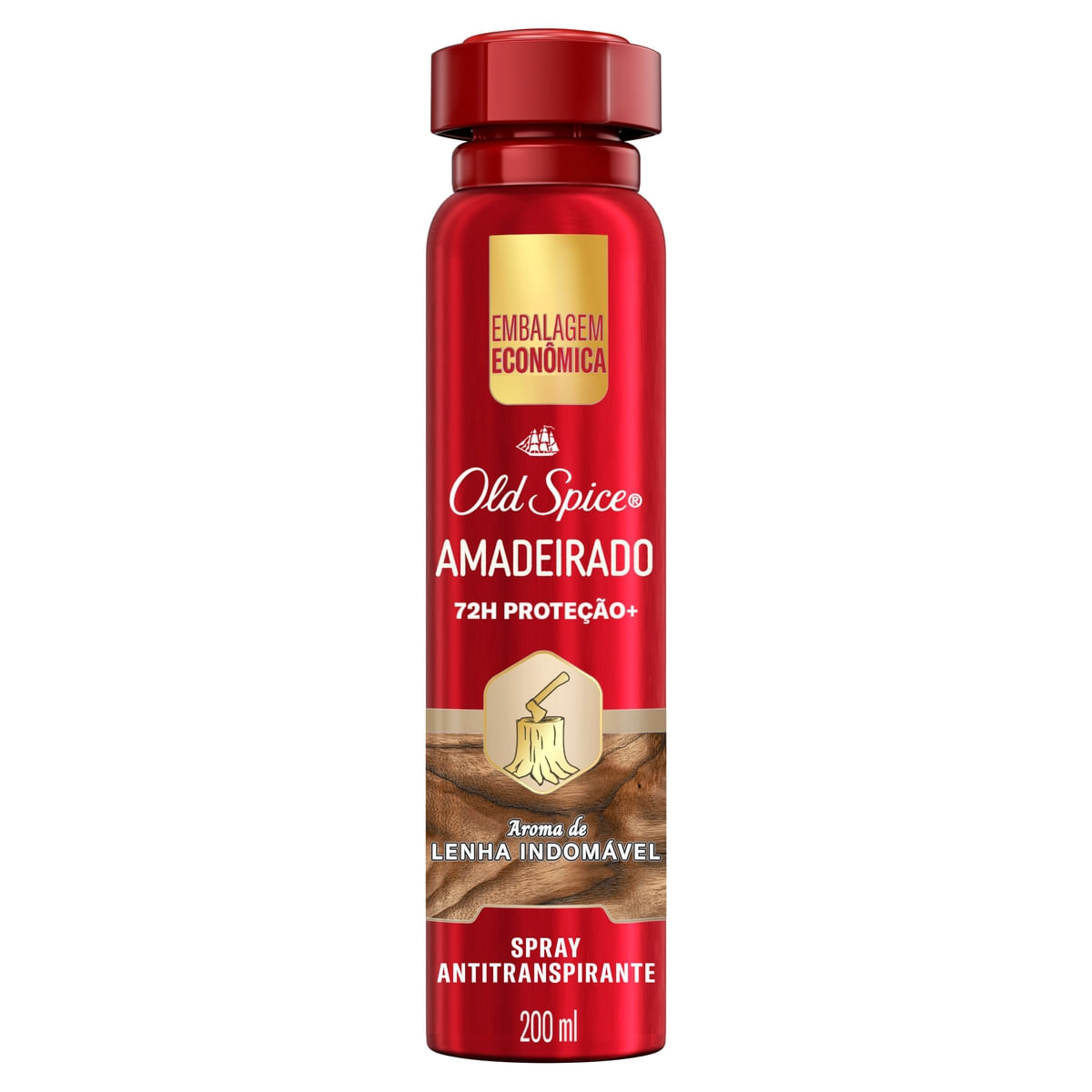 Desodorante Antitranspirante Old Spice Aerossol Amadeirado 200ml