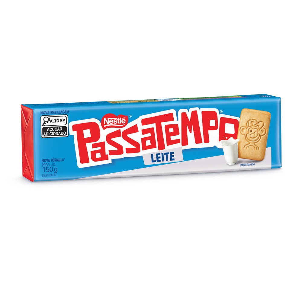 Biscoito Passatempo Sabor Leite 150g