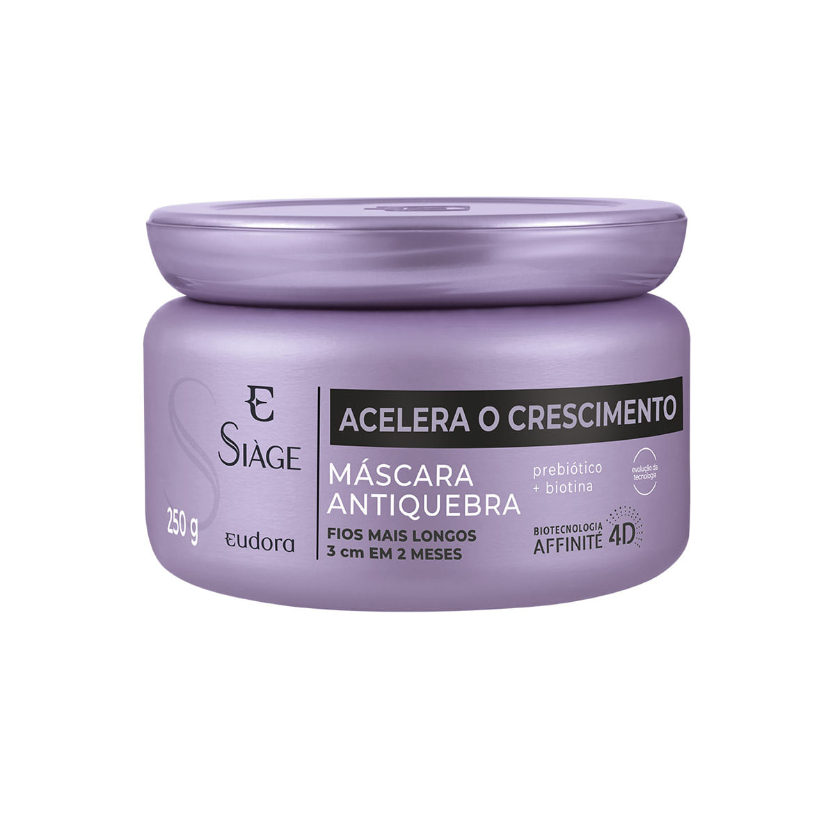 Máscara Capilar Eudora Siàge Acelera o Crescimento Antiquebra 250g