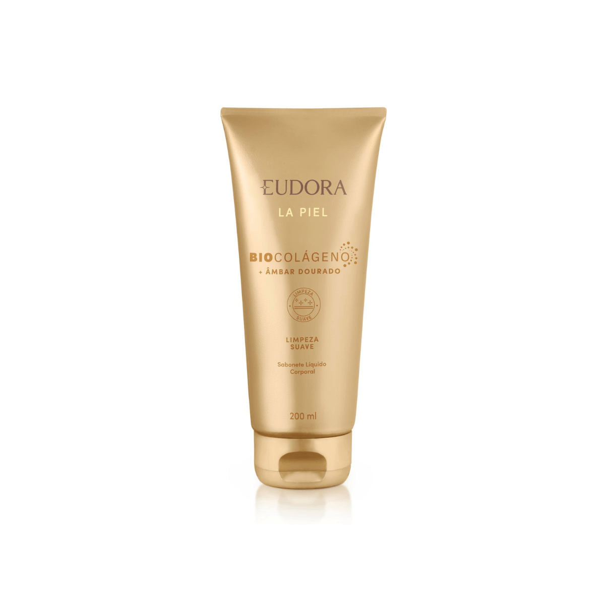 Sabonete Líquido Eudora La Piel Âmbar Dourado Hidratação Suave 200ml