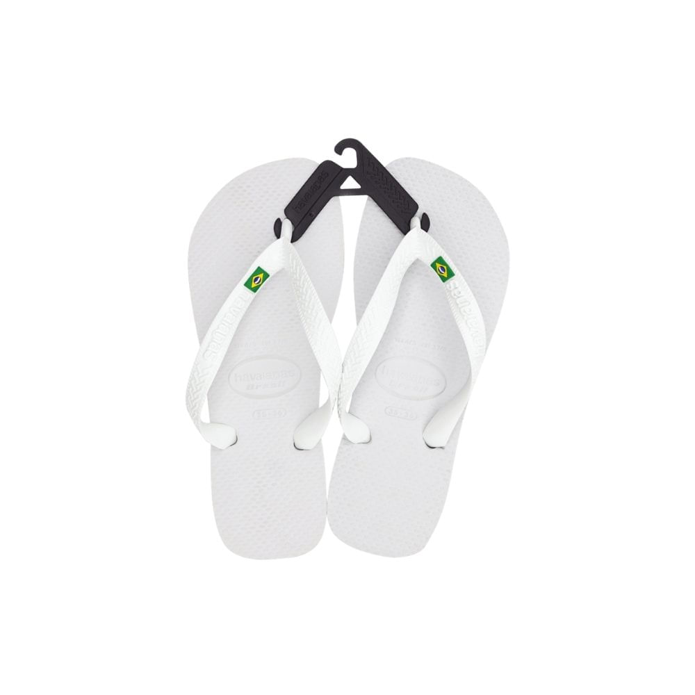 Sandalias Havaianas Brasil Branca 35/36