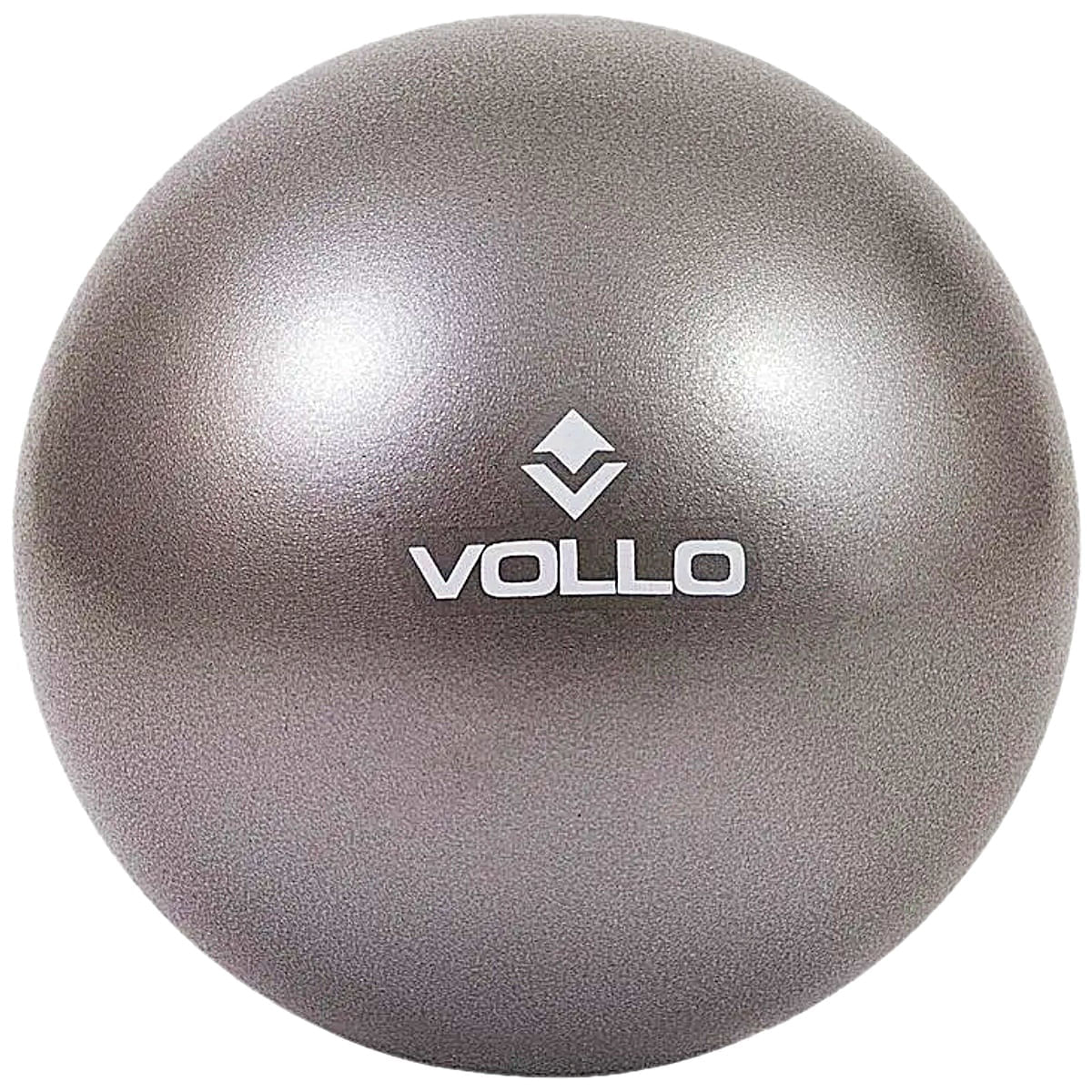 Mini Bola Overball para Pilates e Yoga Vollo 25cm Cinza