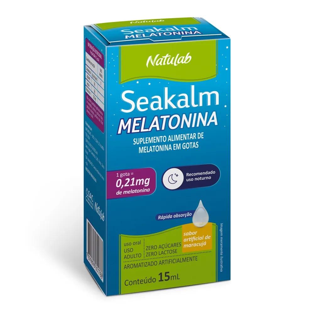 Seakalm Melatonina 15ml Sabor Maracujá - Natulab