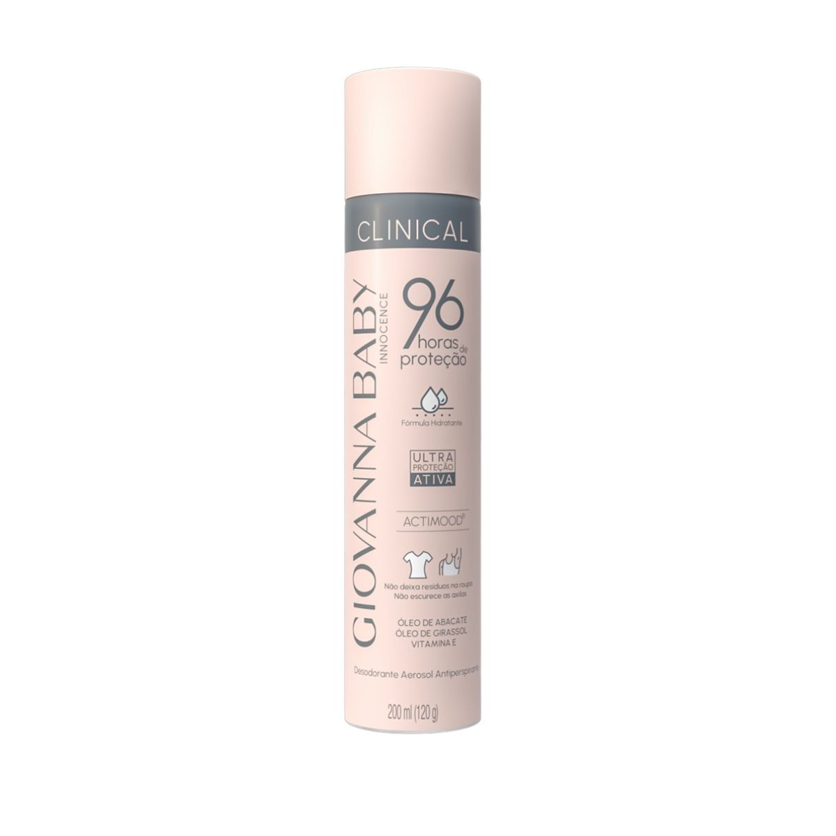 Desodorante Antiperspirante Giovanna Baby Clinical Innocence 96h Spray 200ml