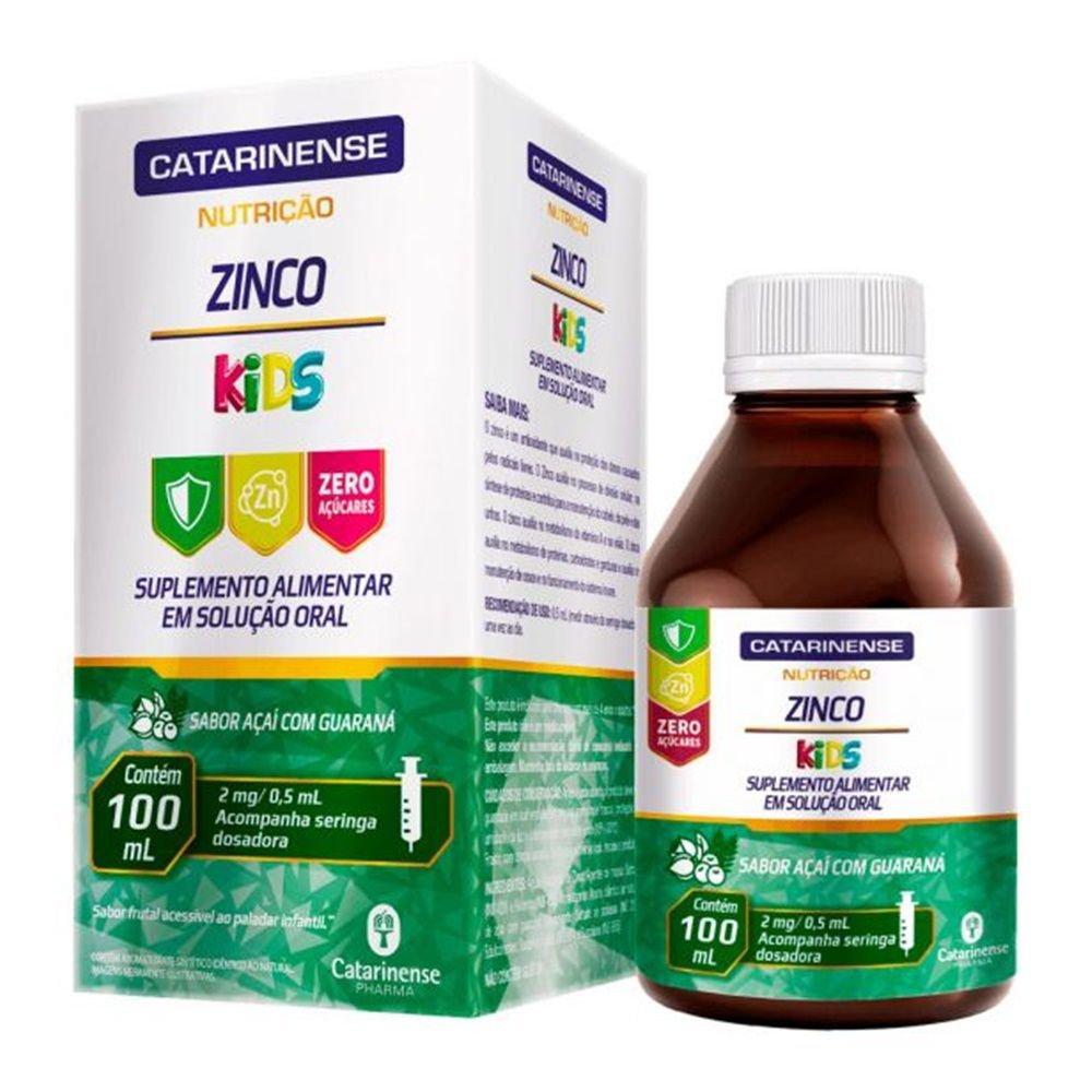 Zinco Nutrição Kids Suspensão 100ml - Catarinense