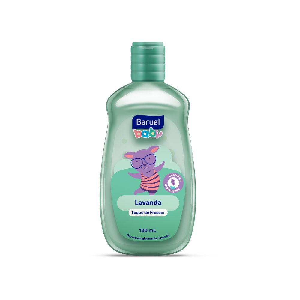 Colônia Infantil Baruel Baby Toque de Frescor Lavanda 120ml
