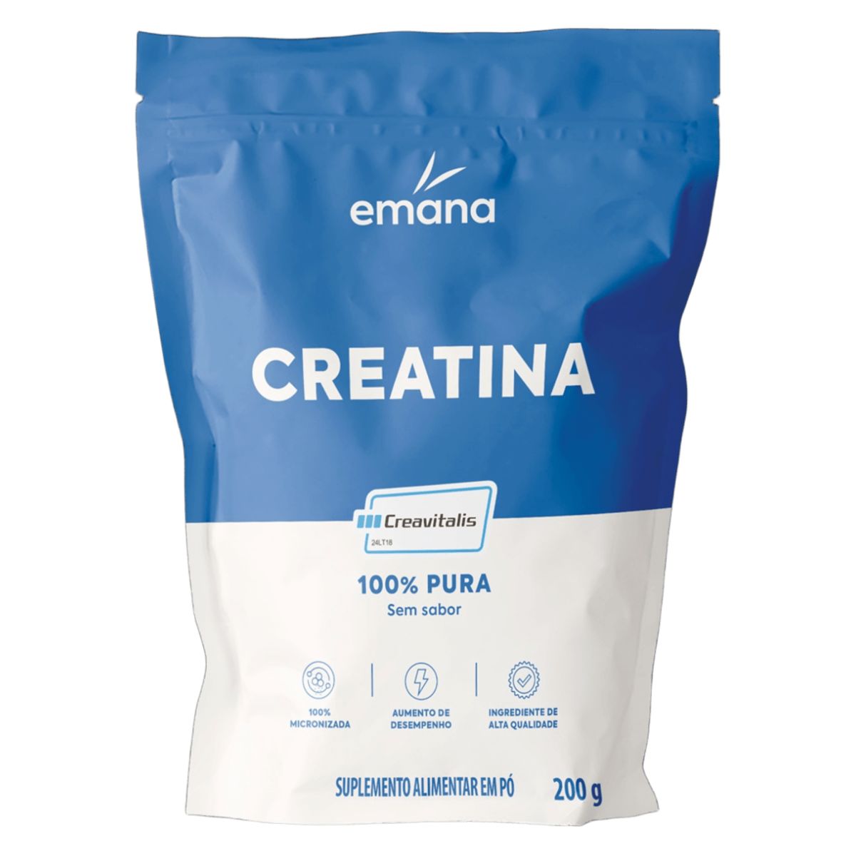 Suplemento Alimentar Em Pó Creatina Emana Creavitalis 200g