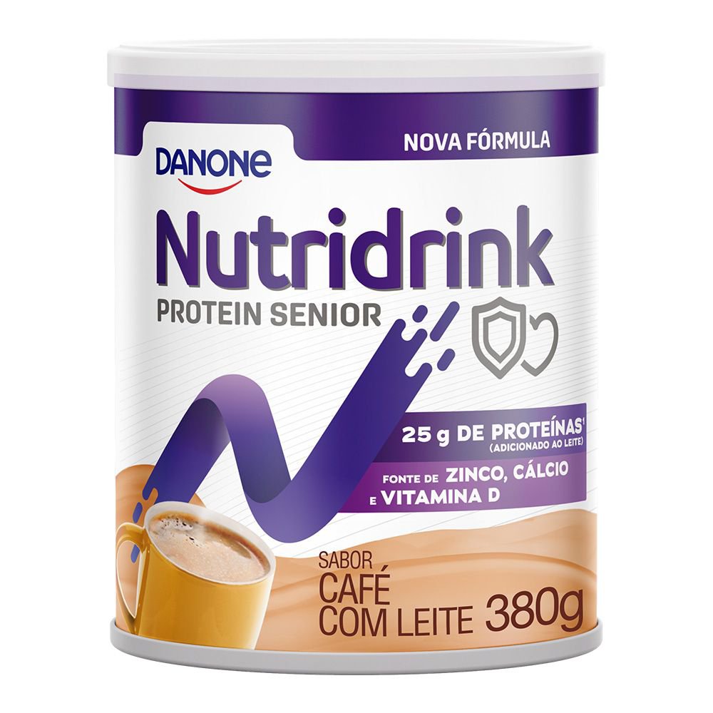 Suplemento Alimentar Nutridrink Protein Senior Café com Leite 380g