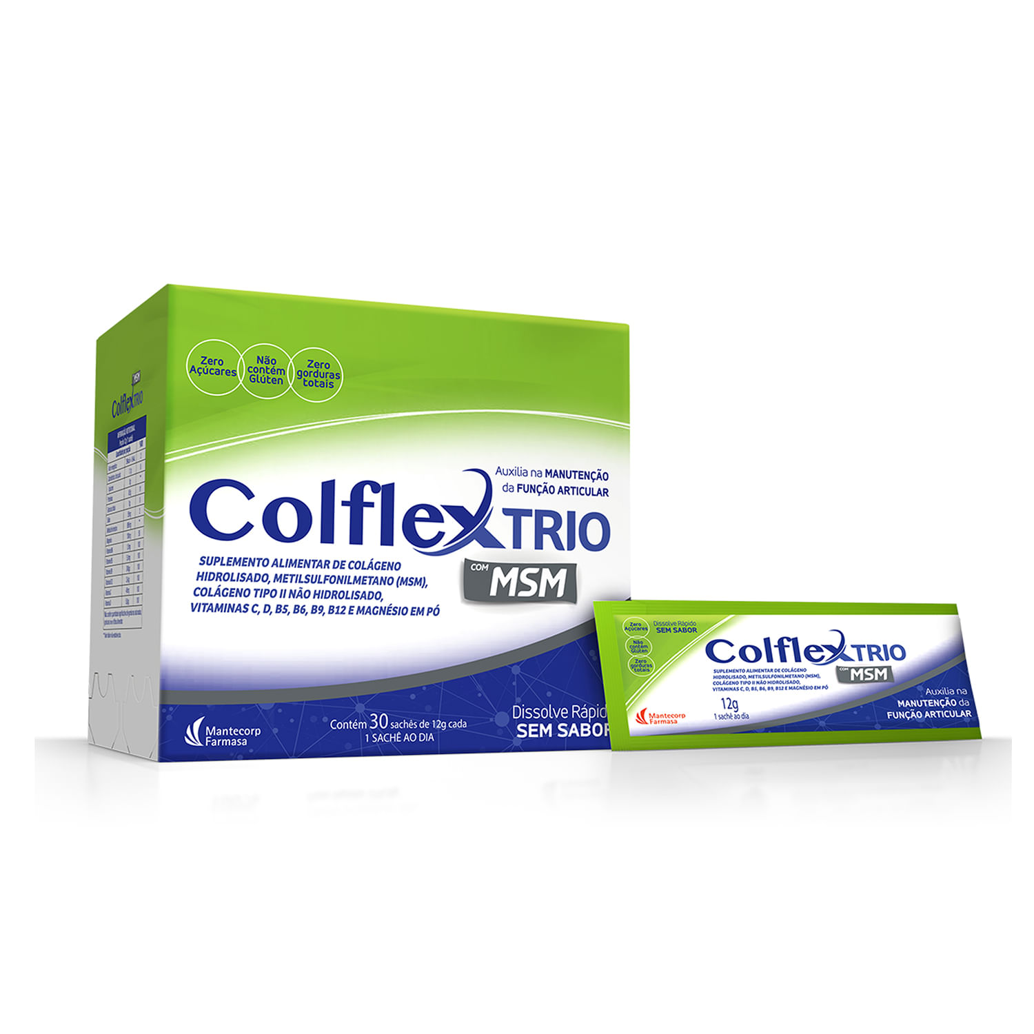 Colágeno Colflex Trio Pó para Solução Oral 30 Sachês 12g