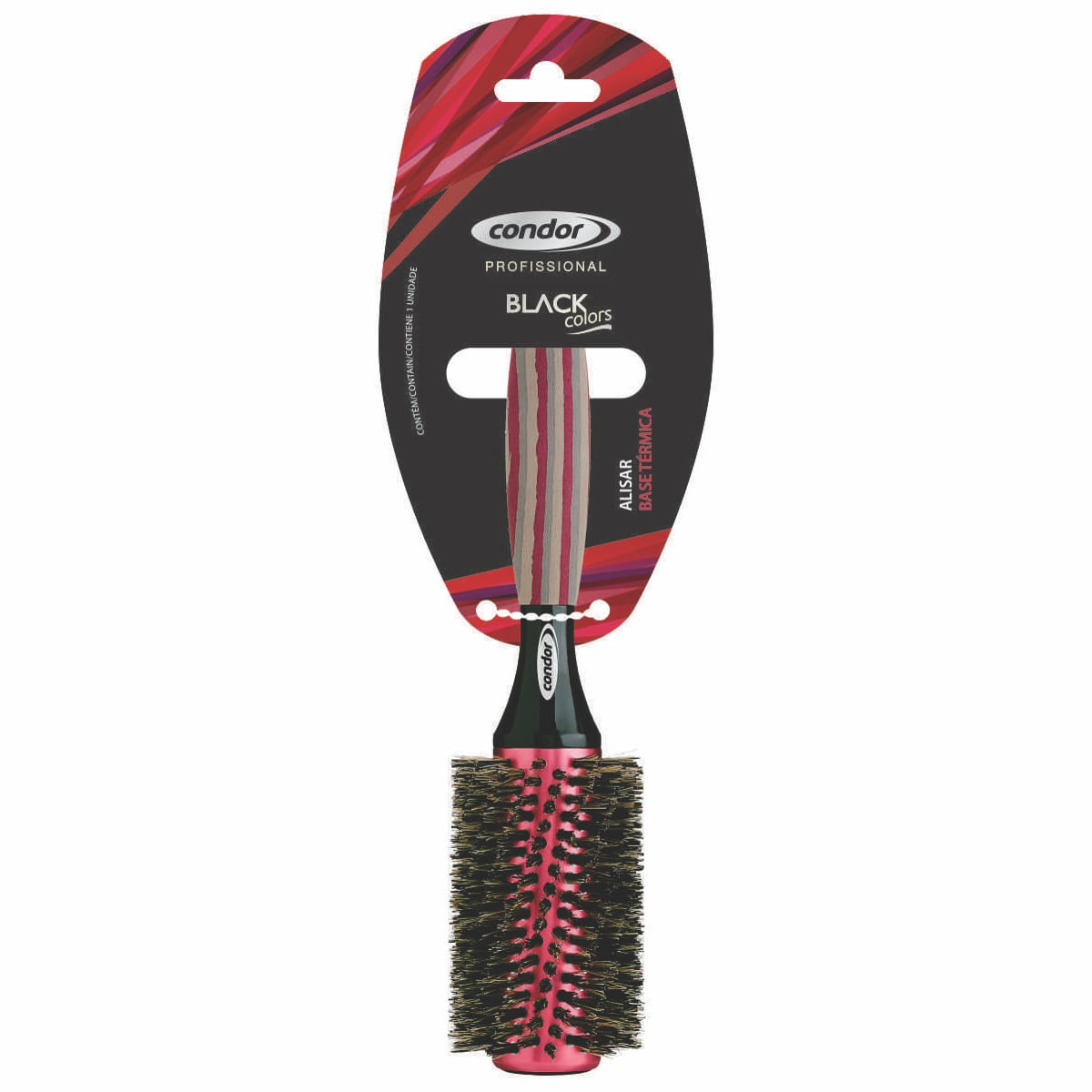 Escova de Cabelo condor Black Colors 7414.
