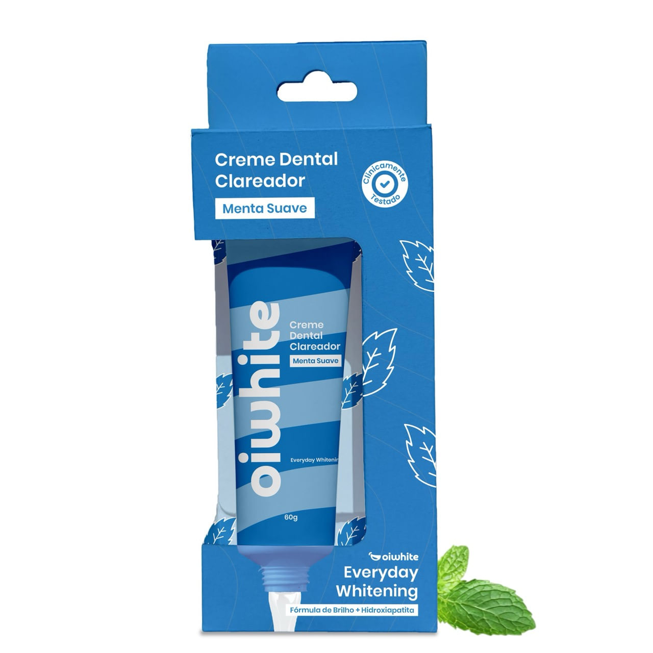 Creme Dental Oiwhite Clareador Menta Suave 60g