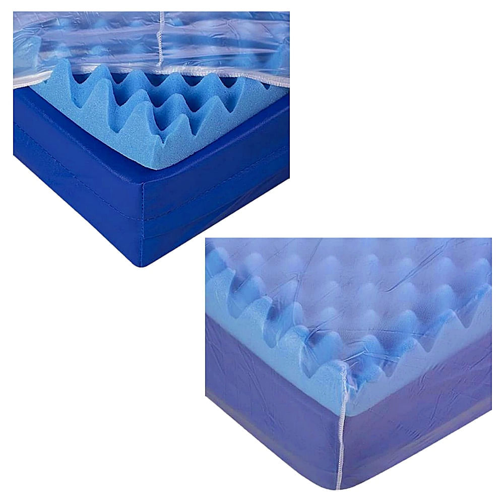 Lençol PVC Solteiro TC Fraldas Transparente Elástico 190X90X25cm - unidade