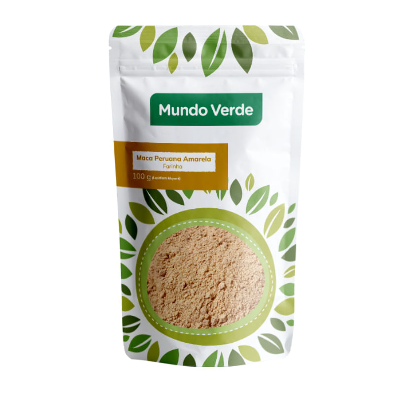 Farinha de Maca Peruana Amarela - Mundo Verde 100g