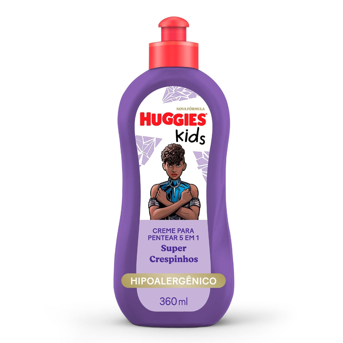 Creme para Pentear Infantil Huggies Kids Super Crespinhos 360ml