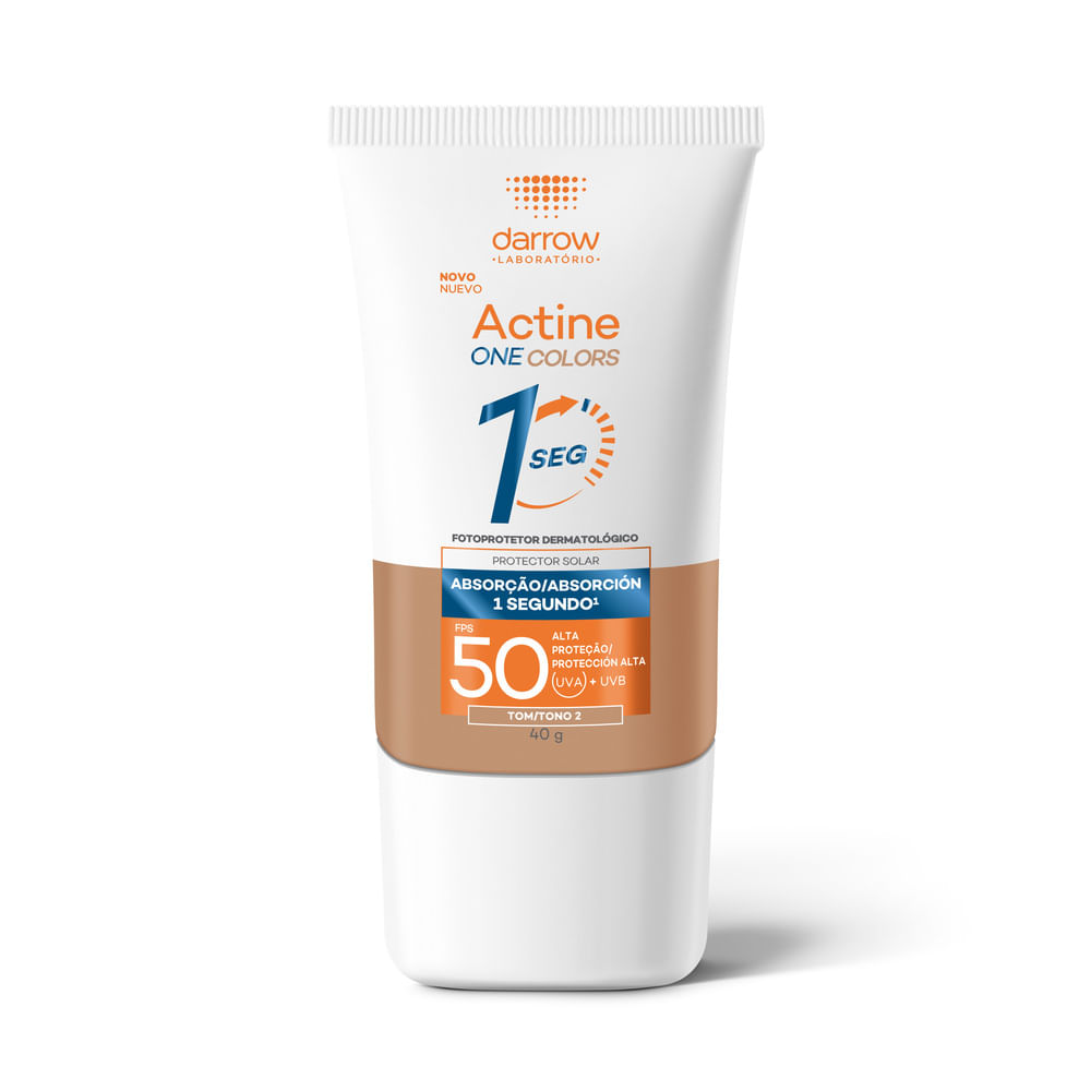 Protetor Solar Facial Dw Actine One Spf50 Médio 40g