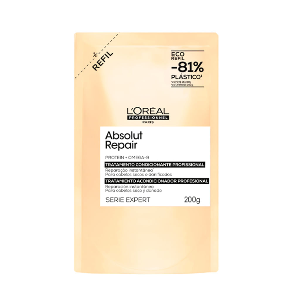 Máscara L'Oréal Professionnel Serie Expert Absolut Repair 200g (Refil)