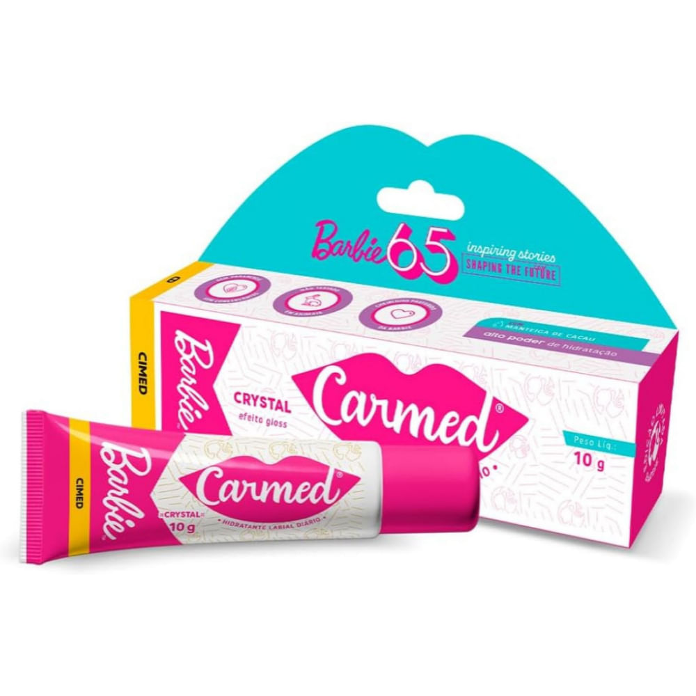 Hidratante Labial Carmed Barbie Crystal10g
