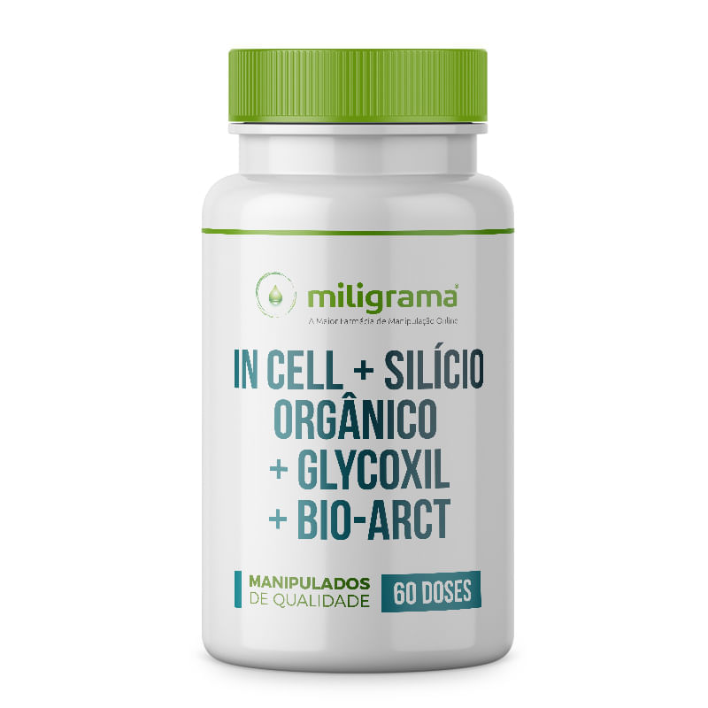 In Cell + Silicio Orgânico + Glycoxil + Bio-Arct 60 Doses