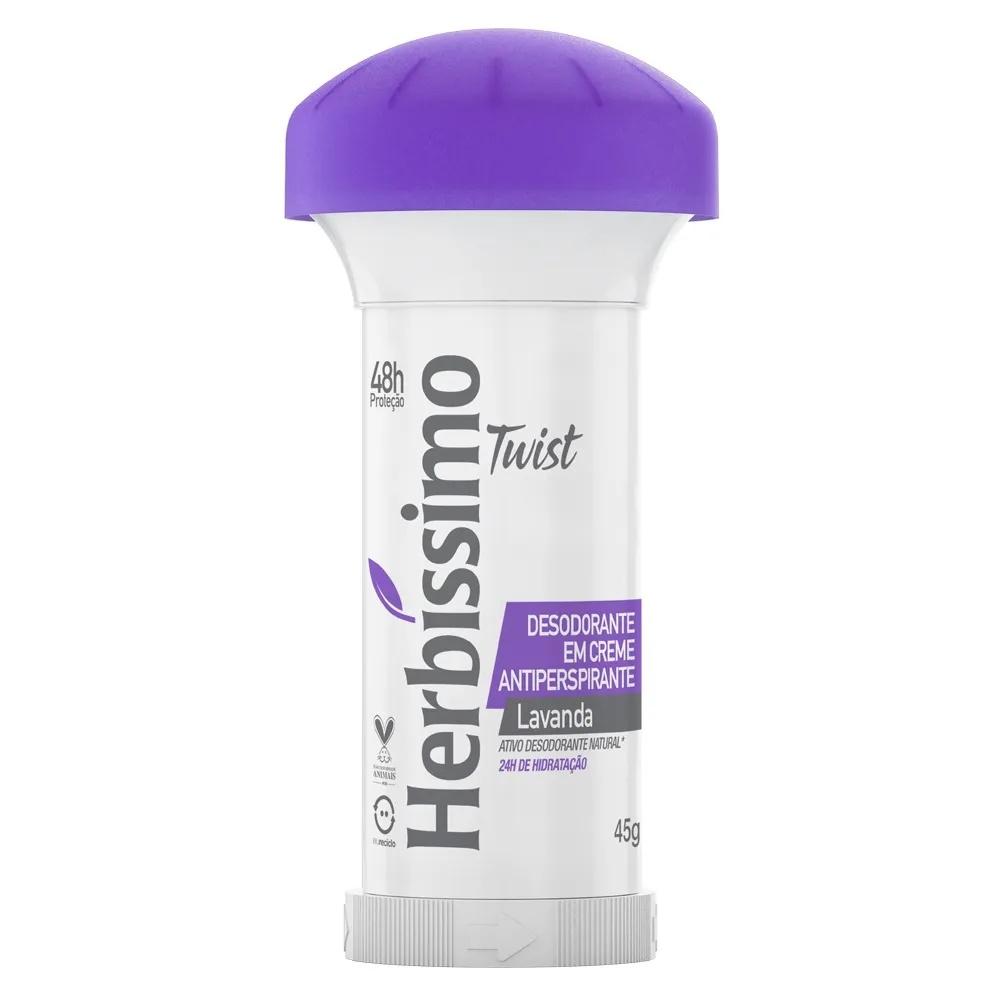 Desodorante Creme Herbíssimo Twist Lavanda - 45g