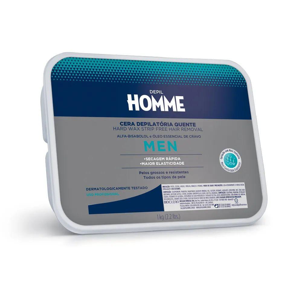Depil Bella - Homme Cera Depilatória Quente - 1000g