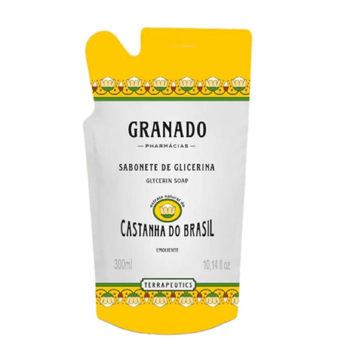 Sabonete Líquido Glicerinado Granado Terrapeutics Castanha do Brasil Refil 300ml