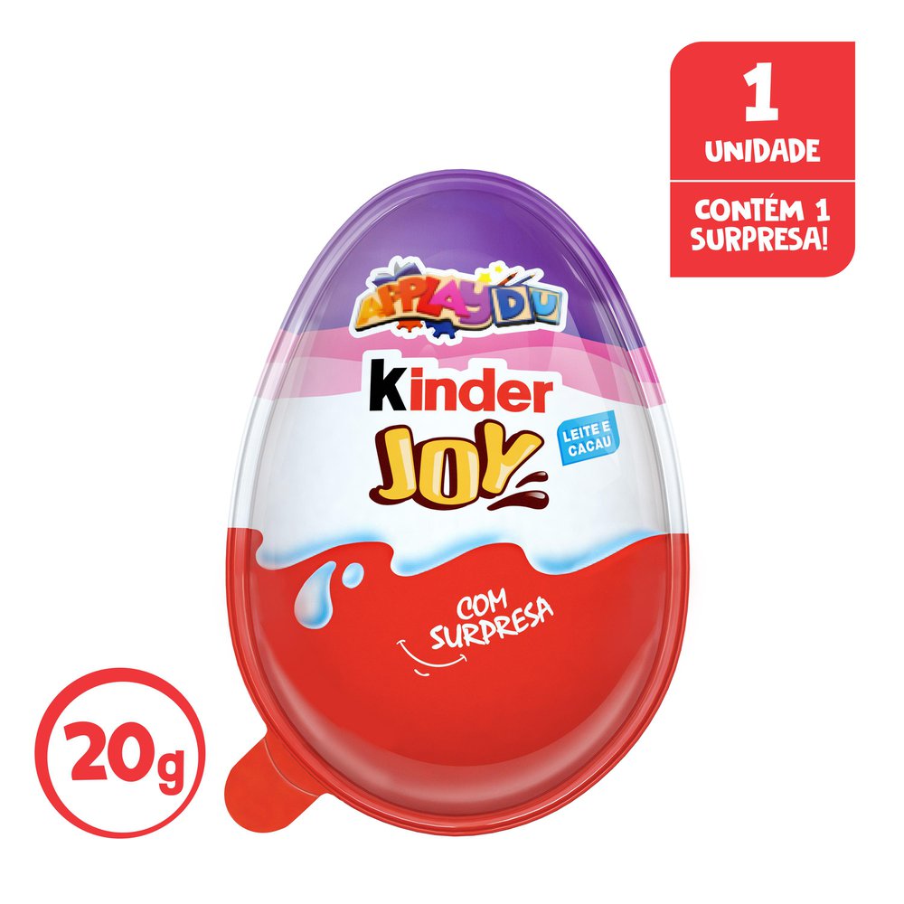 Chocolate Kinder Joy Roxo Ao Leite 20g 1 Unidade