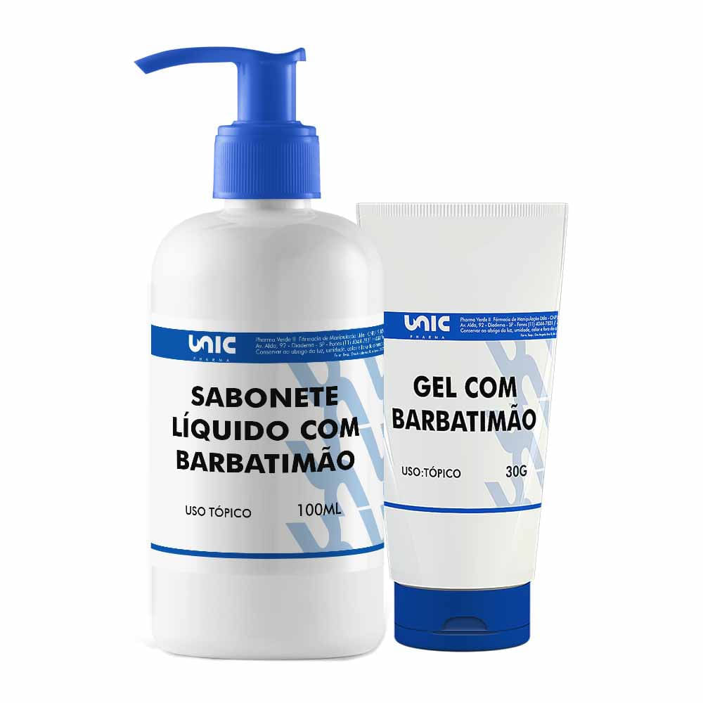 Kit Sabonete 100ml mais Gel com Barbatimão 30g
