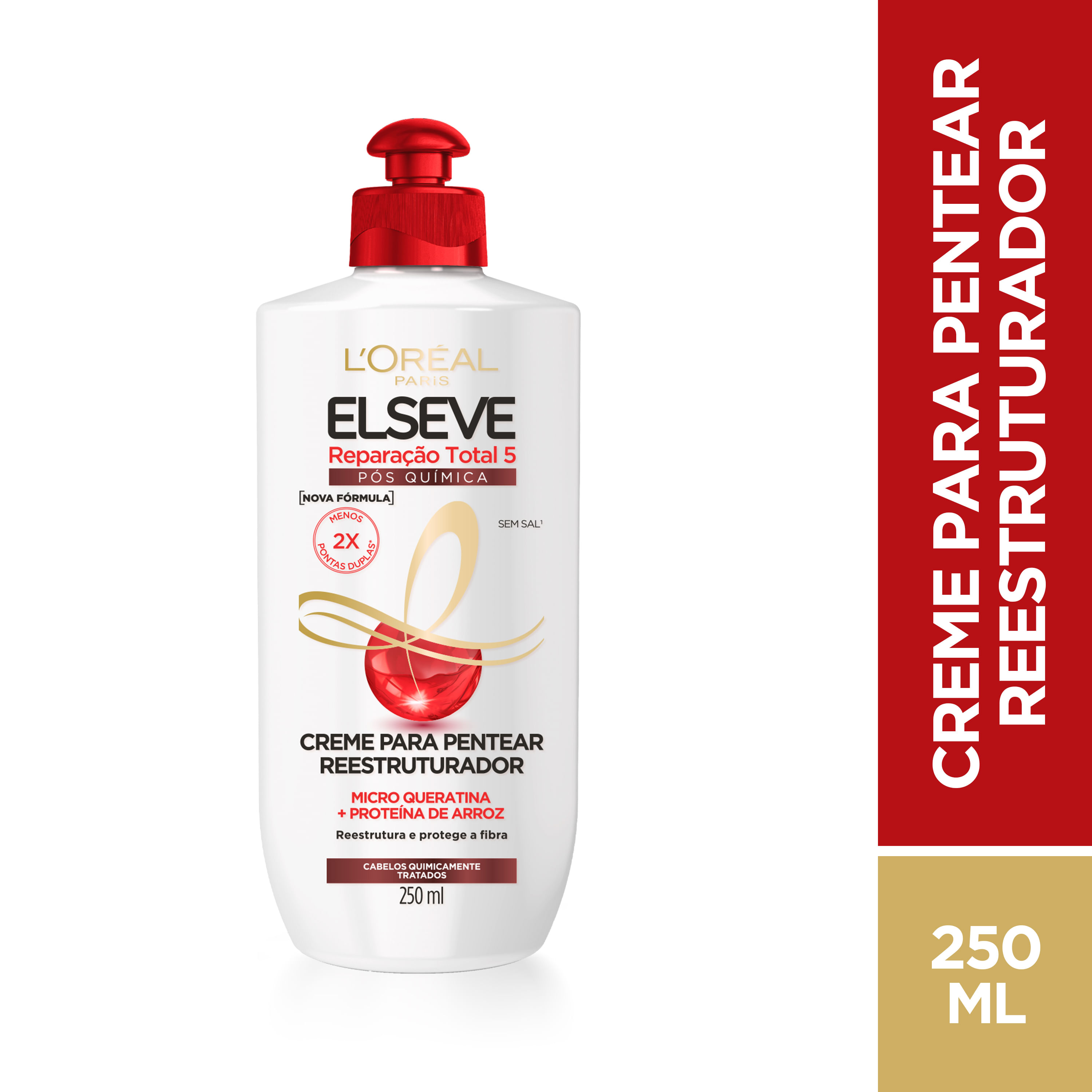 Creme de Pentear Elseve Reparação Total 5 Restaurador 250ml