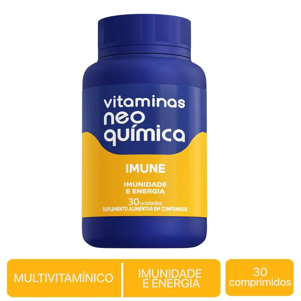 Multivitamínico Neo Química Vitaminas Imunidade 30 Comprimidos