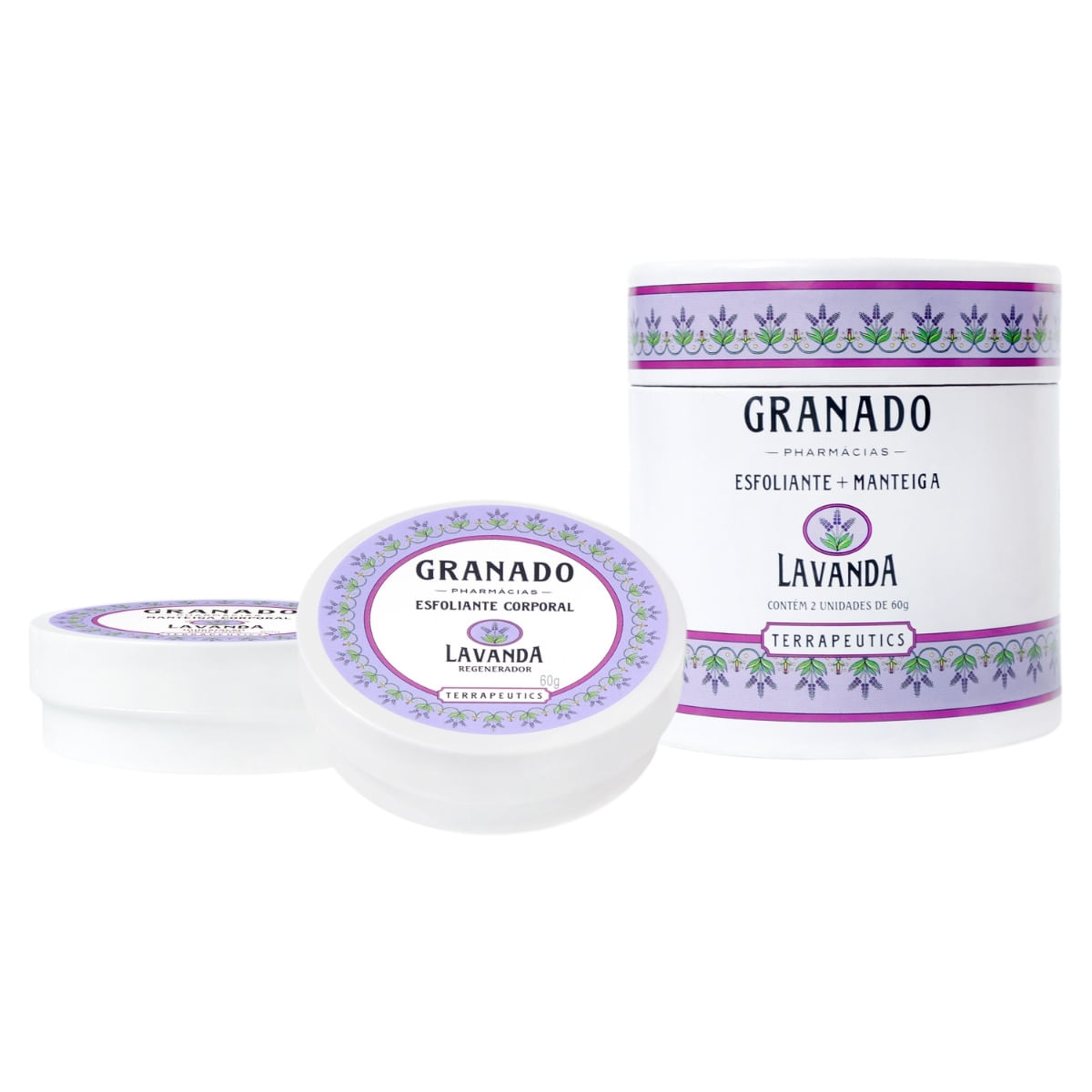 Kit Granado Terrapeutics Lavanda Esfoliante 60g + Manteiga Corporal 60g