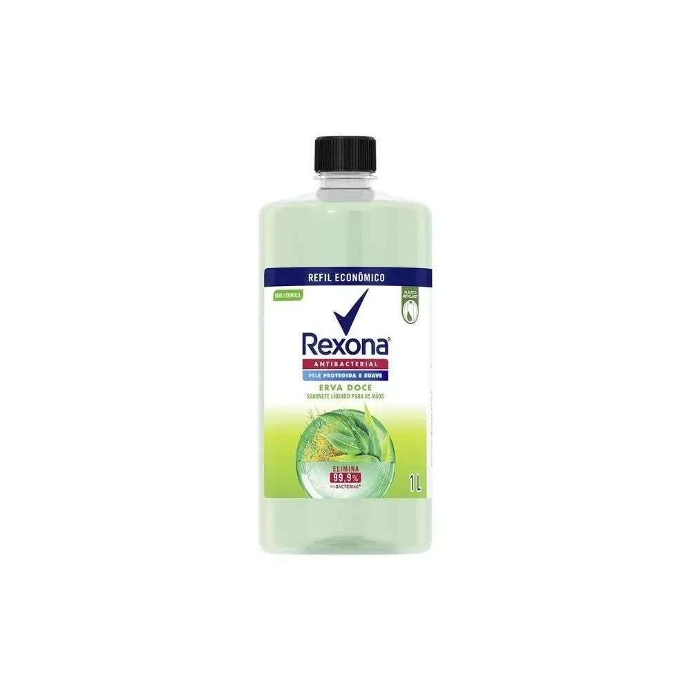 Sabonete Líquido Rexona Antibacterial Erva-Doce 1 Litro