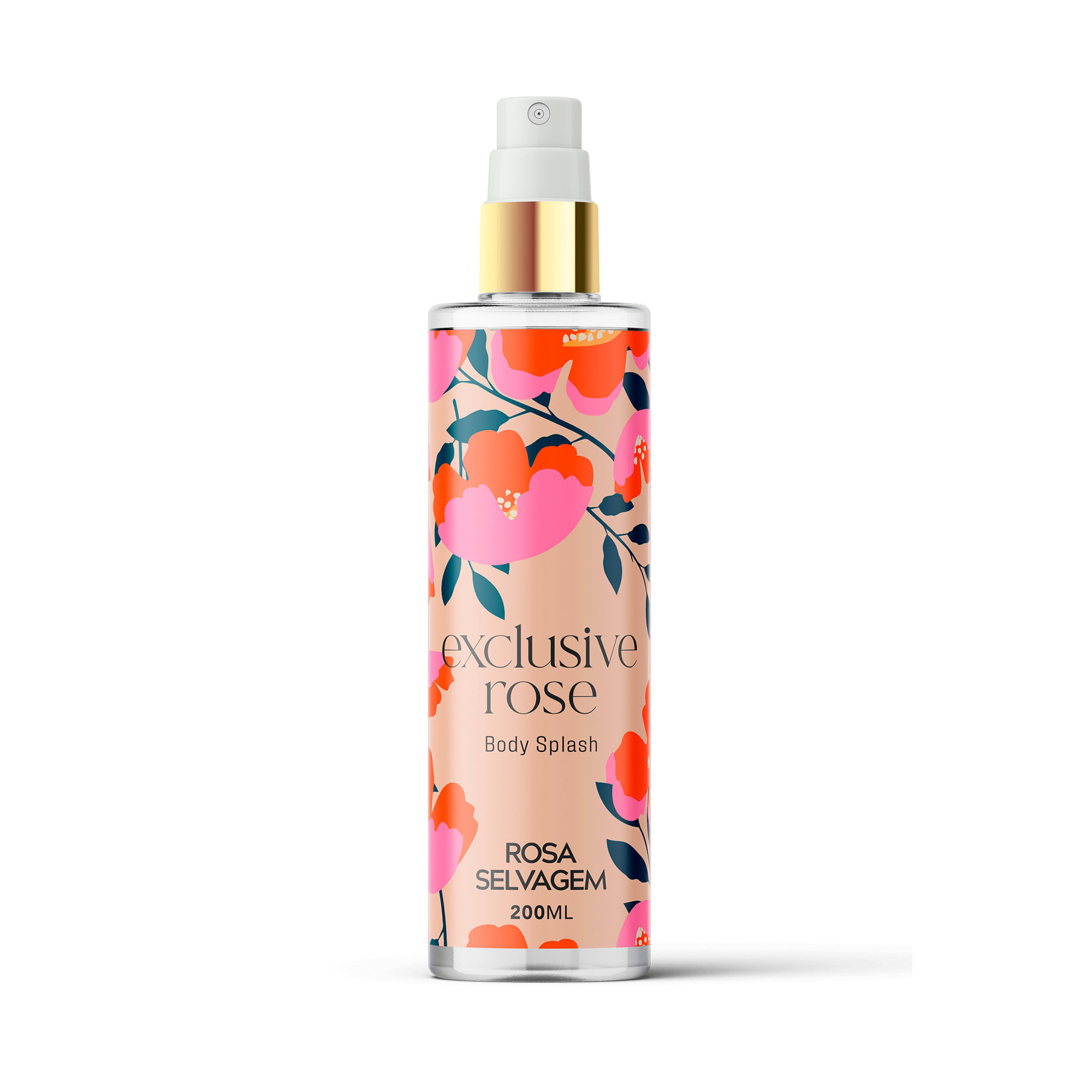 Body Splash Rosa Selvagem Exclusive Rose 200ml