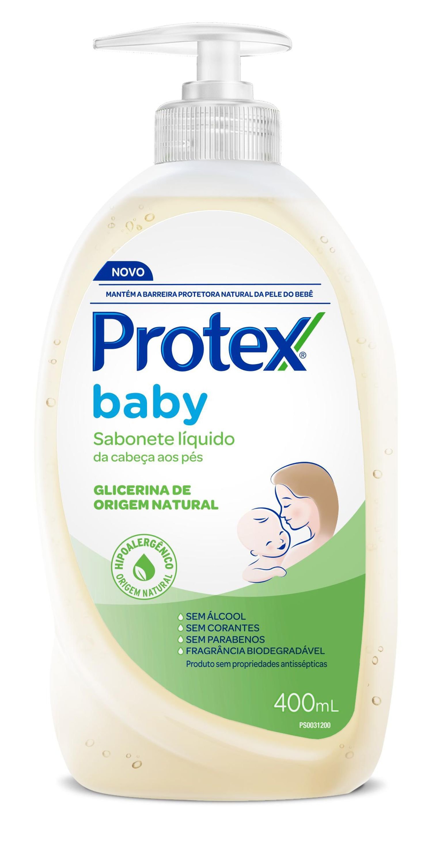 Sabonete Líquido Infantil Protex Baby Glicerina 400ml