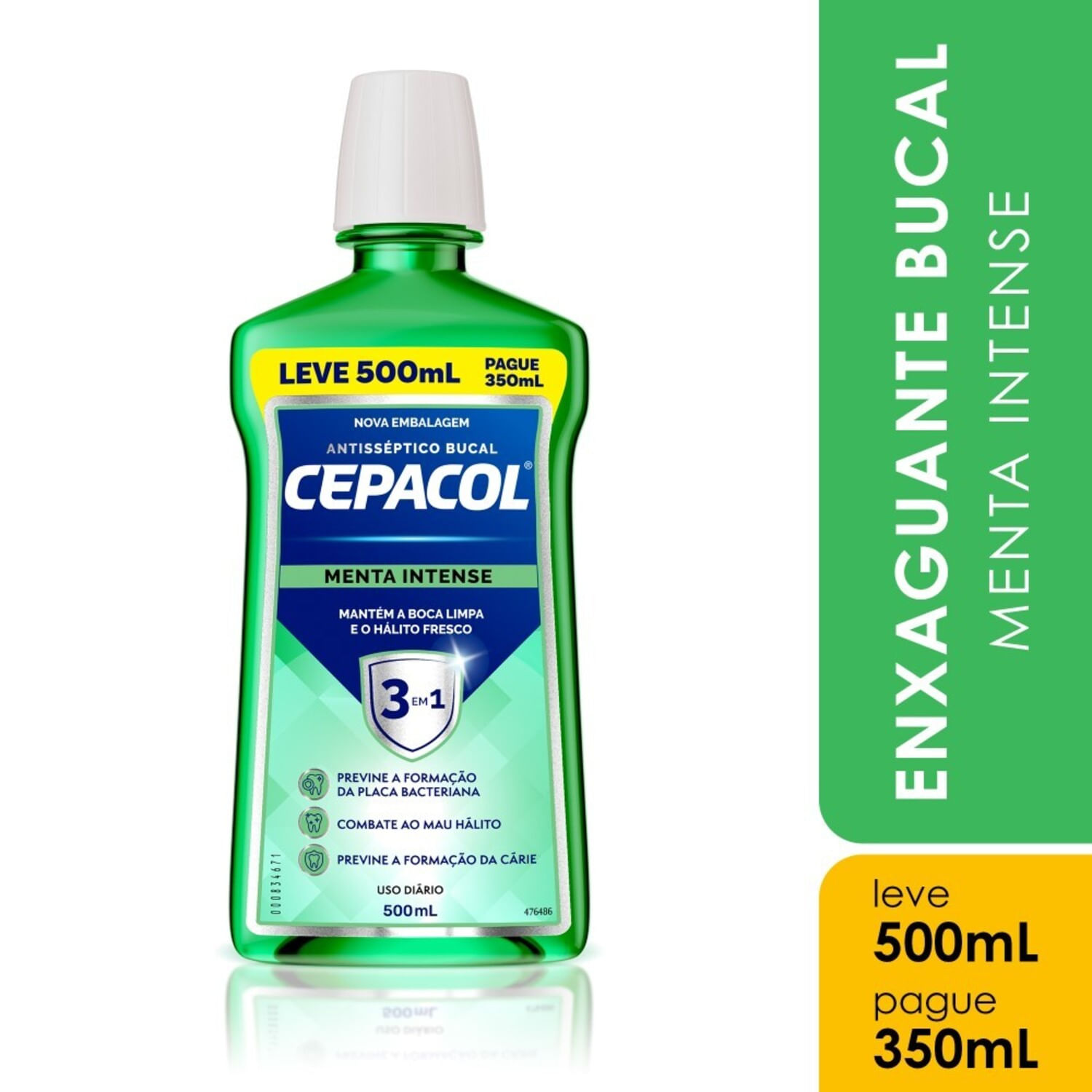Enxaguante Bucal Cepacol Menta 500 ml Leve 500 Pague 350