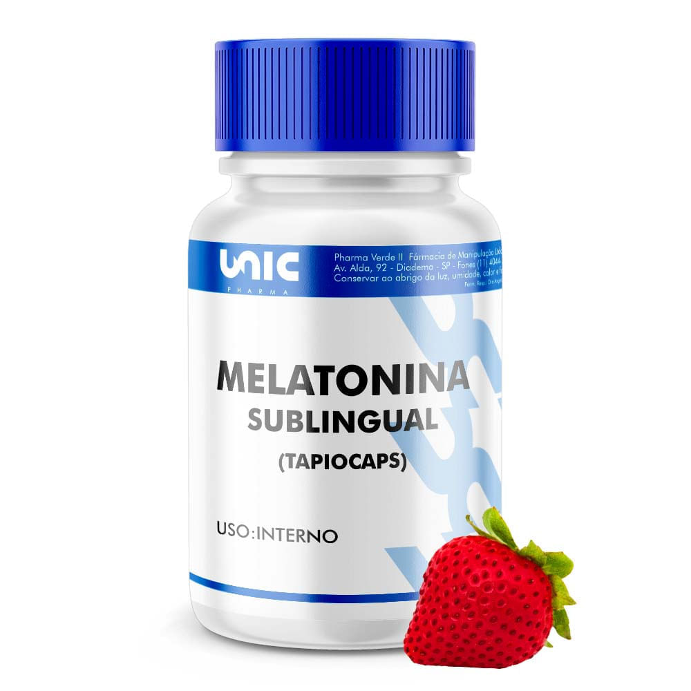 Melatonina sublingual tapiocaps 3mg 60 unidades
