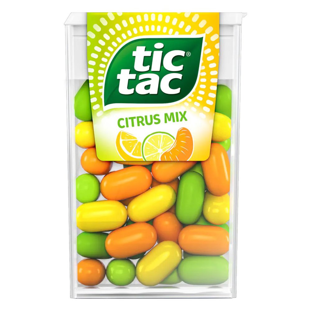 Pastilha Tic Tac Sabor Citrus Mix 14,5g