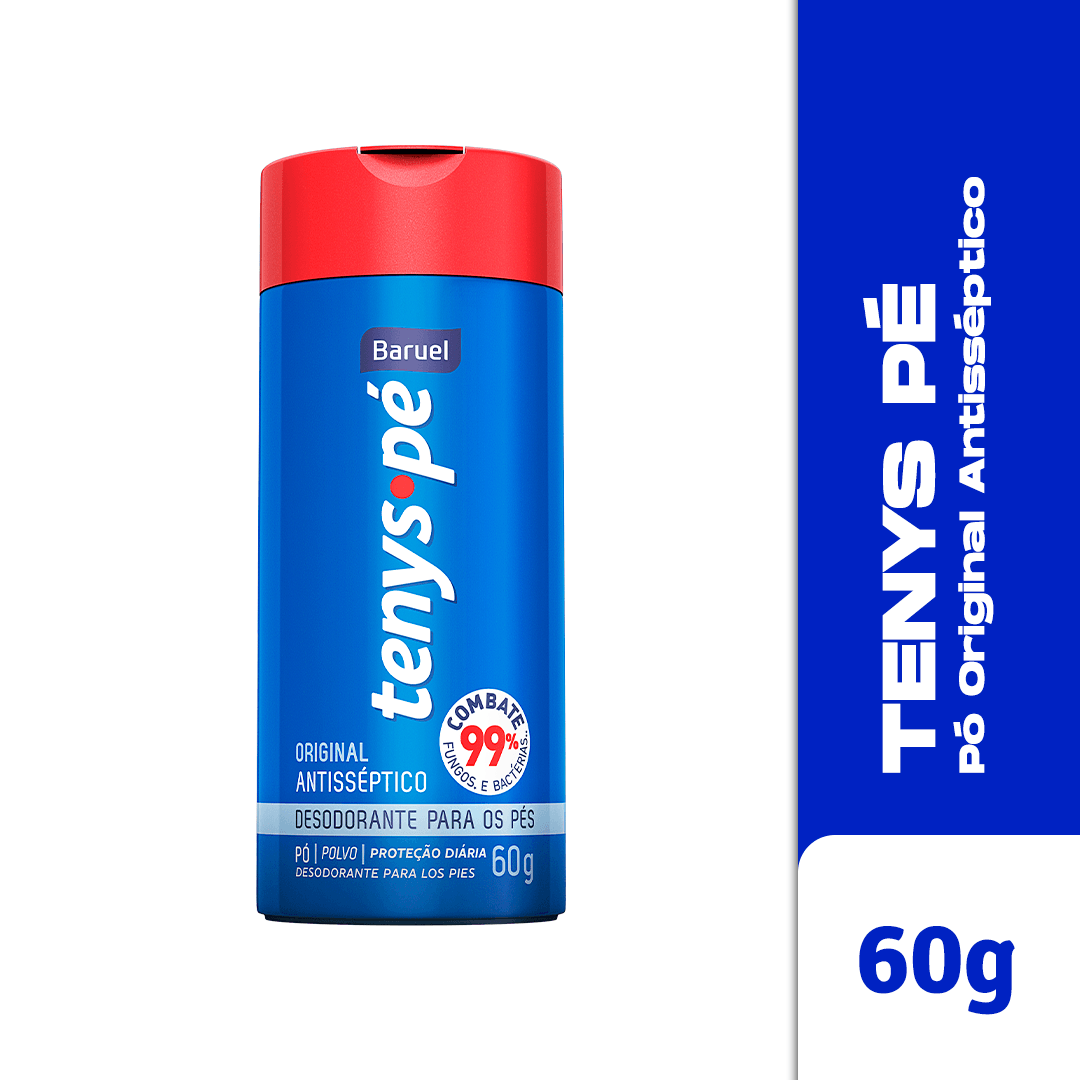 Desodorante para os Pés Tenys Pé Original Antisséptico Pó 60g