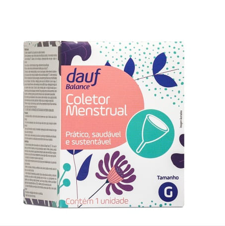Coletor Menstrual Balance Dauf Tamanho G