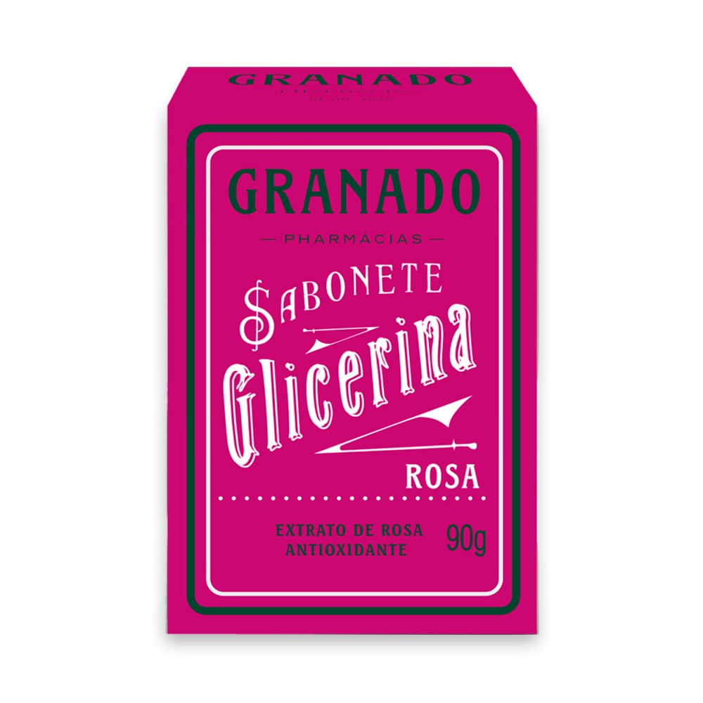 Sabonete de Glicerina Granado Rosas 90g