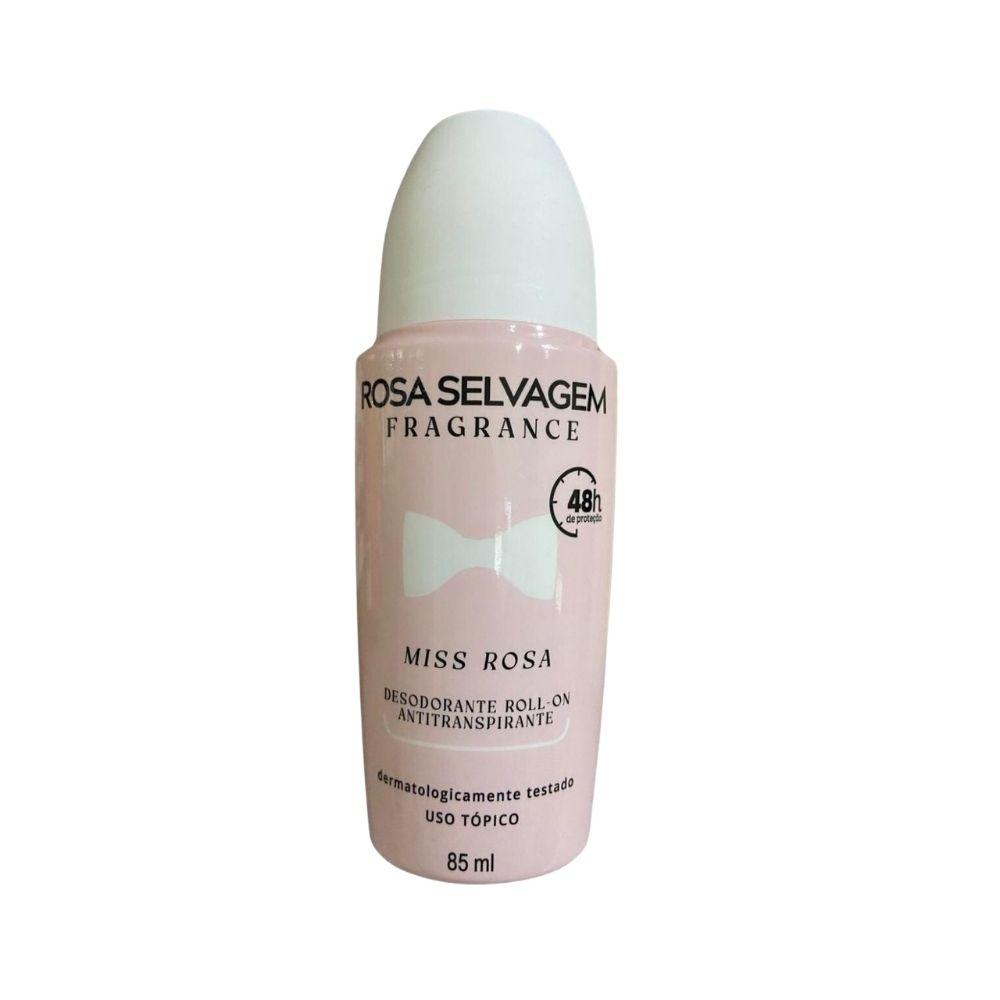 Desodorante Antitranspirante Roll-on Miss Rosa Selvagem - 85ml